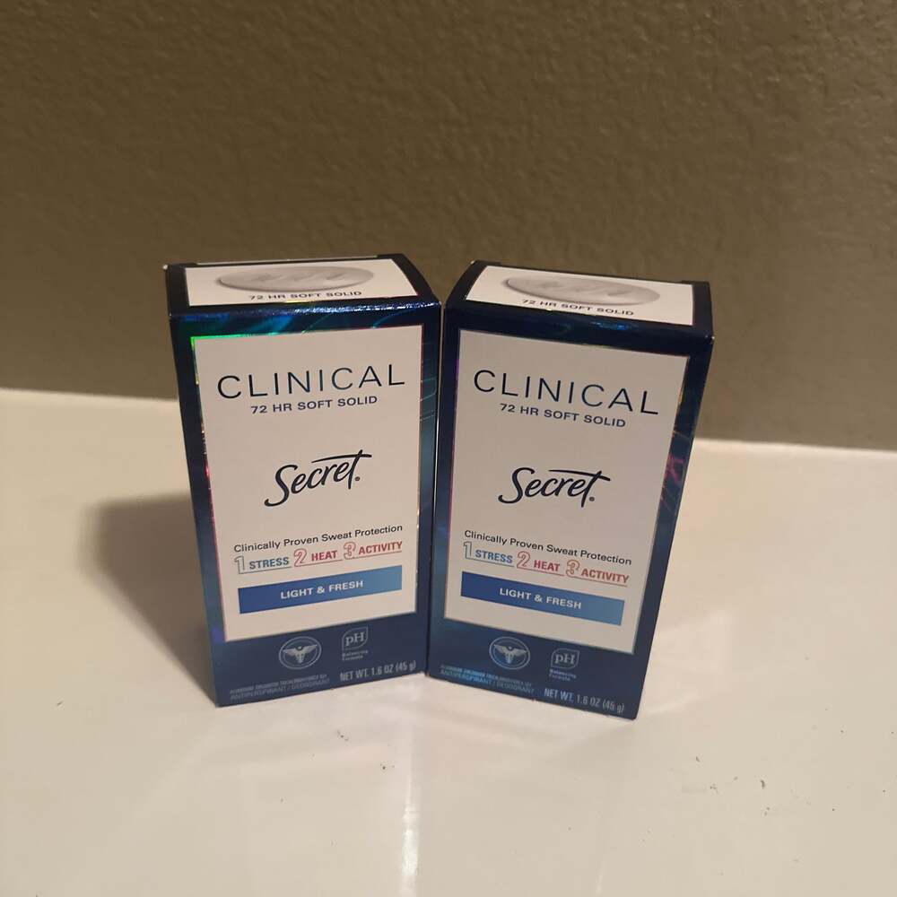 NEW Secret Clinical Strength Soft Solid Antiperspirant and Deodorant, Stress Res